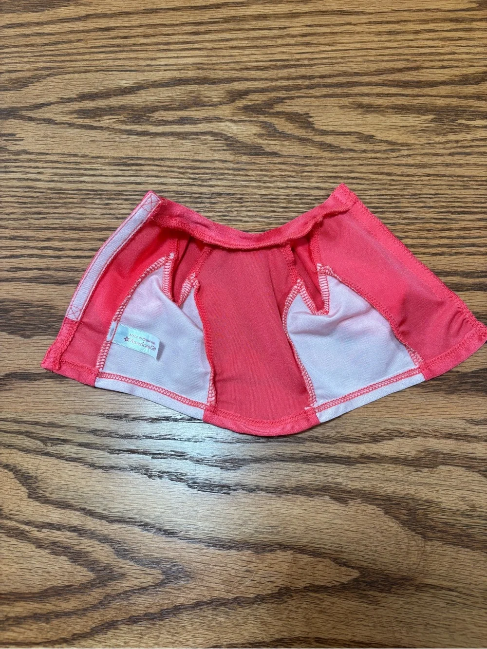American Girl Surfs Up Swim Shirt and Boy Shorts Set Flamingo